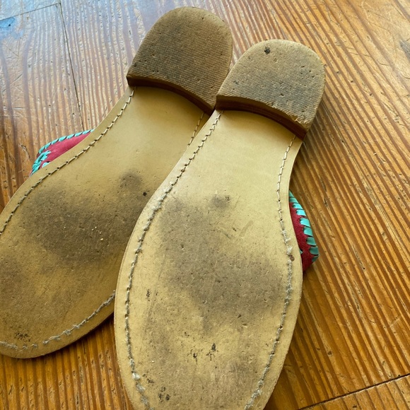 Jack Rogers nubuck flip flops size 10M. EUC. - Picture 3 of 3